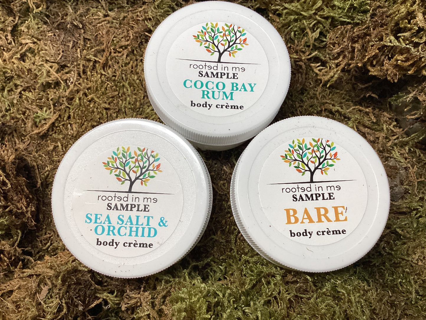 Body Creme’ (3)1oz. Variety Pack