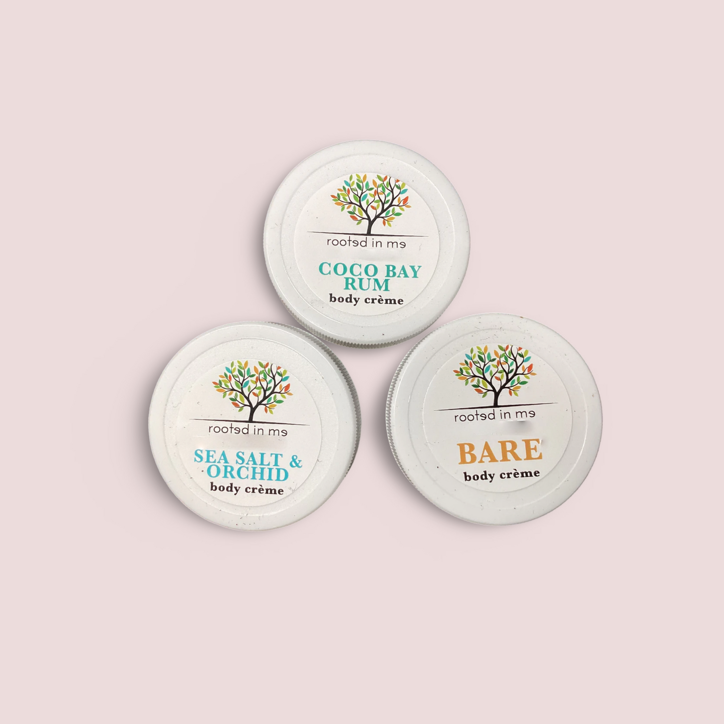 Body Creme’ (3)1oz. Variety Pack