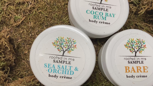 Body Creme’ (3)1oz. Variety Pack